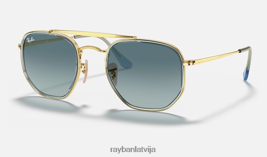 maršals ii pulēts zelts/zils F0L86X690 vīriešiem Ray-Ban saulesbrilles