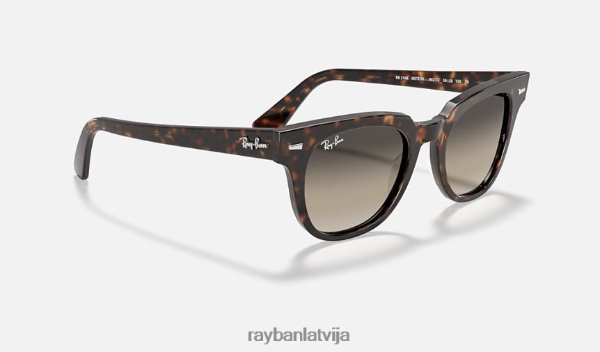 meteoru klasika pulēts bruņurupucis/gaiši pelēks F0L86X305 vīriešiem Ray-Ban saulesbrilles