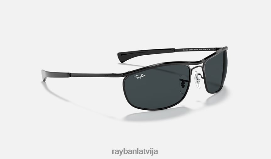 olimpietis un luksuss pulēts melns/zils F0L86X790 vīriešiem Ray-Ban saulesbrilles