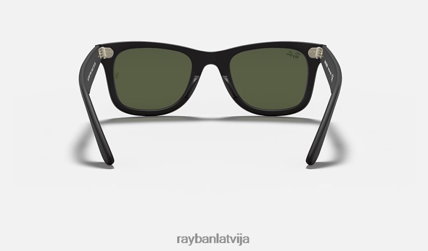 oriģināla ceļinieku klasika matēts melns/zaļš F0L86X14 vīriešiem Ray-Ban saulesbrilles