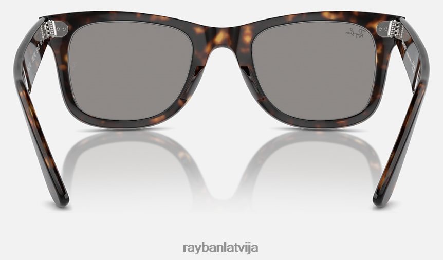 oriģināla ceļinieku klasika pulēta havana/pelēka F0L86X17 vīriešiem Ray-Ban saulesbrilles