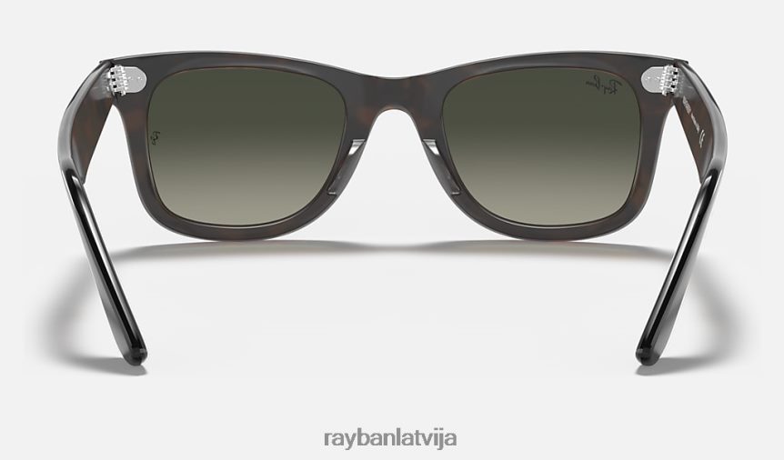 oriģināls wayfarer krāsu sajaukums pulēts pelēks uz havanas/pelēks F0L86X993 vīriešiem Ray-Ban saulesbrilles