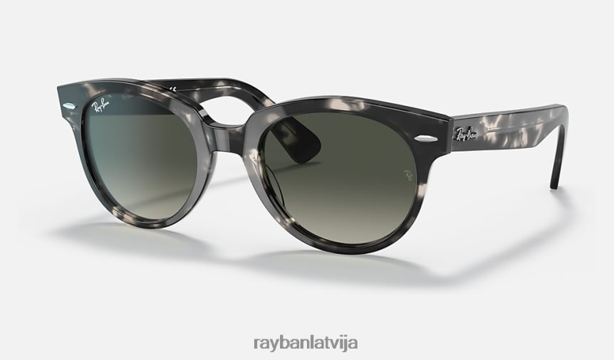 orion pulēta pelēka havana/pelēka F0L86X1242 vīriešiem Ray-Ban saulesbrilles