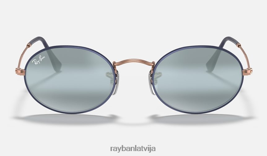 ovāls matēts zils/zils F0L86X950 vīriešiem Ray-Ban saulesbrilles