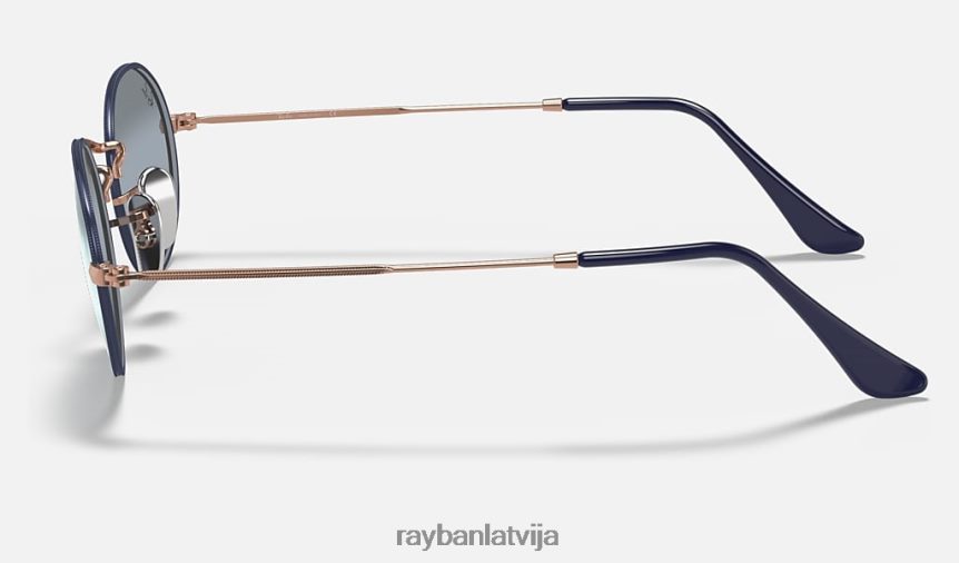 ovāls matēts zils/zils F0L86X950 vīriešiem Ray-Ban saulesbrilles