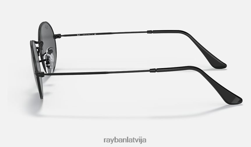 ovāls pulēta melna/pelēka F0L86X952 vīriešiem Ray-Ban saulesbrilles