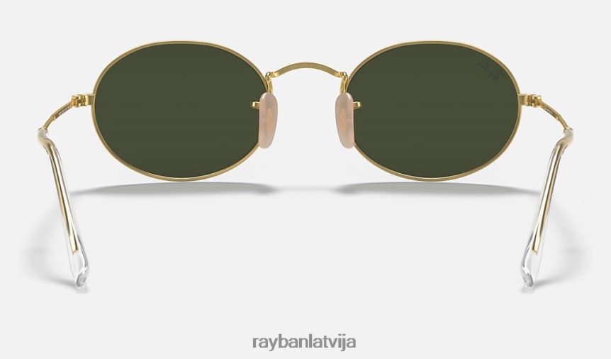 ovāls pulēts zelts/zaļš F0L86X947 vīriešiem Ray-Ban saulesbrilles