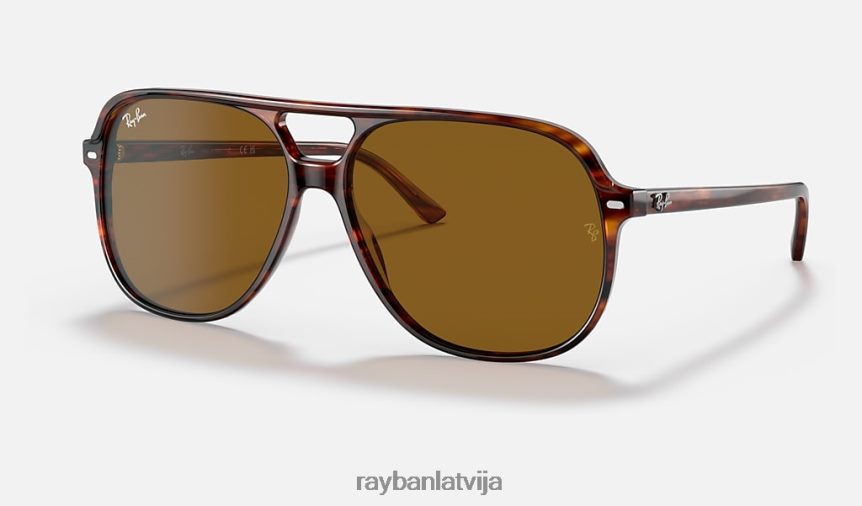 rēķins pulēta havana/brūns F0L86X111 vīriešiem Ray-Ban saulesbrilles