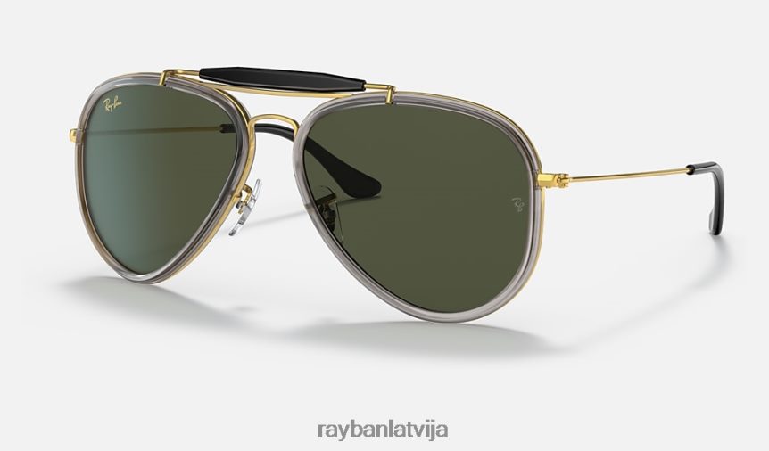 āra cilvēks pulēts zelts/zaļš F0L86X1457 vīriešiem Ray-Ban saulesbrilles