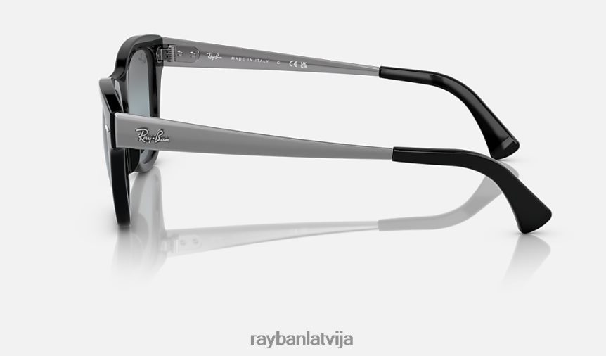 rb0707sm pulēta melna/zila vintage F0L86X1496 vīriešiem Ray-Ban saulesbrilles