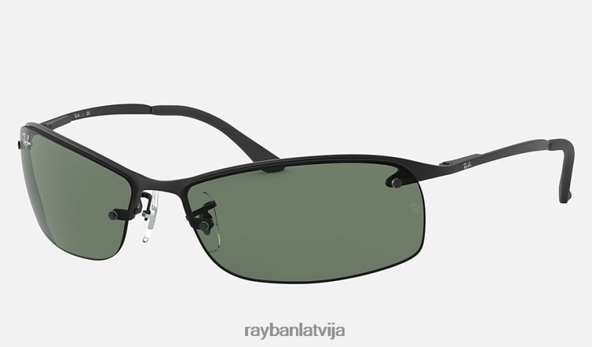rb3183 matēts melns/zaļš F0L86X674 vīriešiem Ray-Ban saulesbrilles