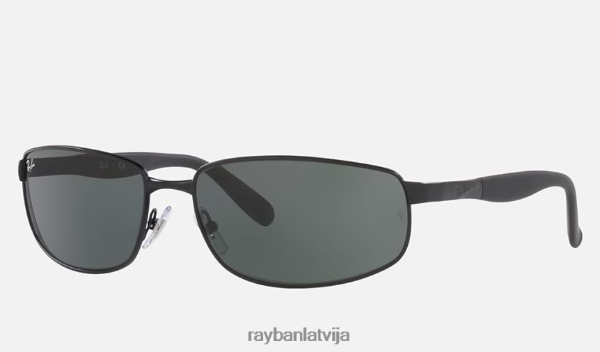 rb3254 matēti melns/kristālzaļš F0L86X1475 vīriešiem Ray-Ban saulesbrilles