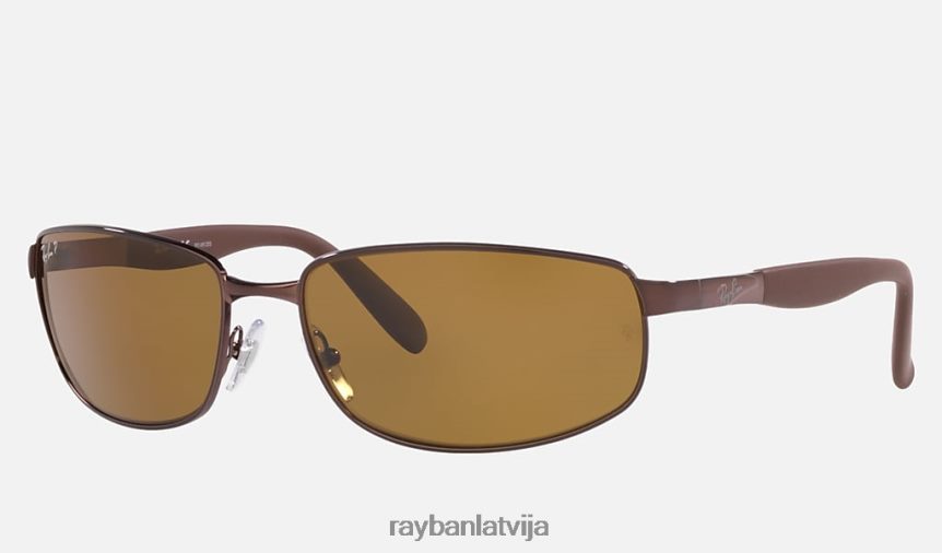 rb3254 pulēta brūna/brūna F0L86X1474 vīriešiem Ray-Ban saulesbrilles