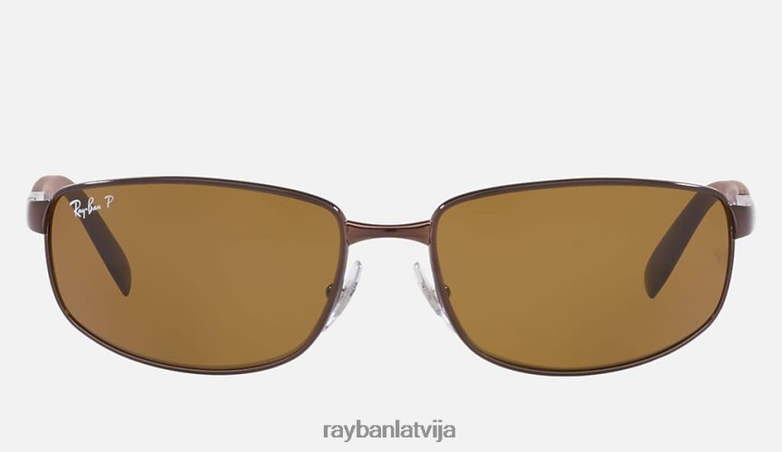 rb3254 pulēta brūna/brūna F0L86X1474 vīriešiem Ray-Ban saulesbrilles