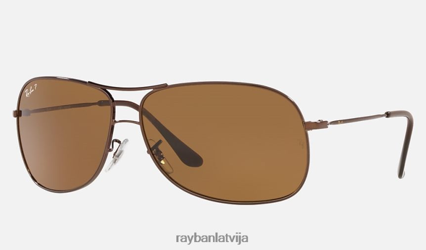 rb3267 pulēta brūna/brūna F0L86X1264 vīriešiem Ray-Ban saulesbrilles