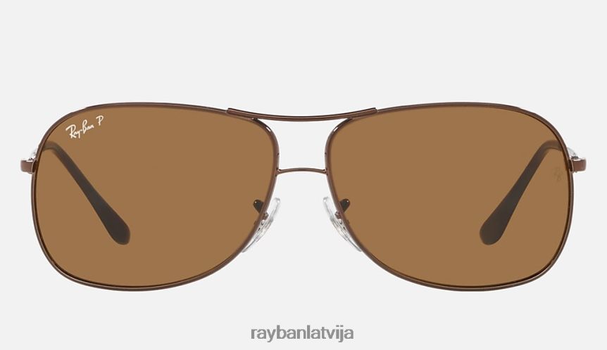 rb3267 pulēta brūna/brūna F0L86X1264 vīriešiem Ray-Ban saulesbrilles