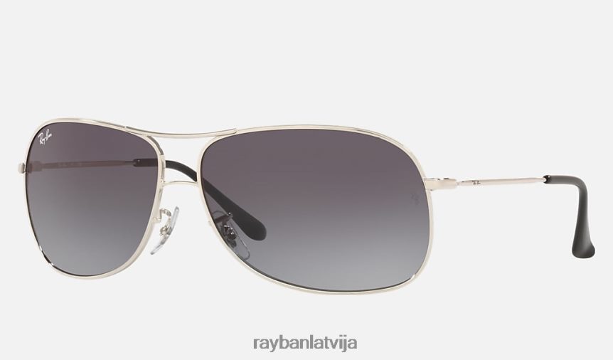 rb3267 pulēts sudrabs/pelēks F0L86X1263 vīriešiem Ray-Ban saulesbrilles