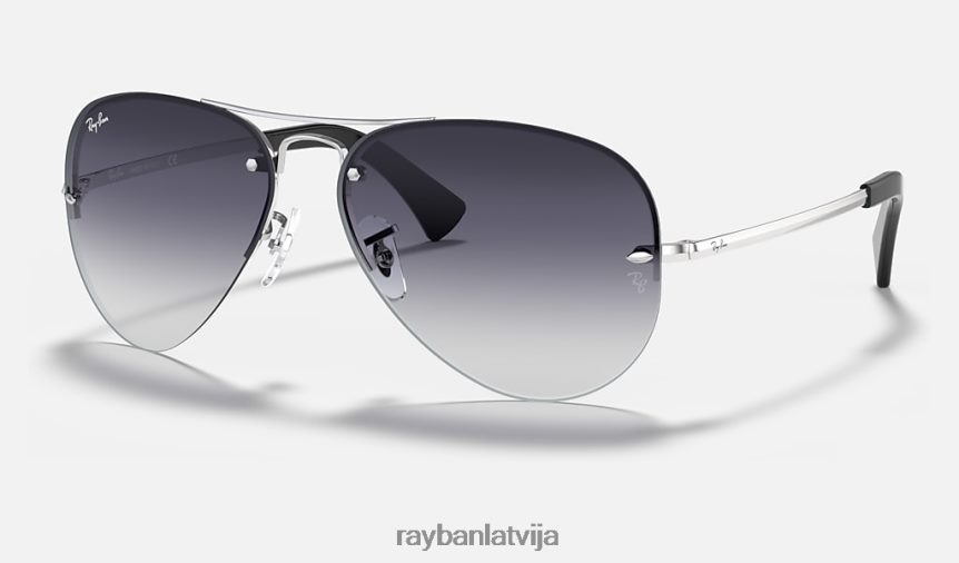 rb3449 pulēts sudrabs/pelēks F0L86X682 vīriešiem Ray-Ban saulesbrilles