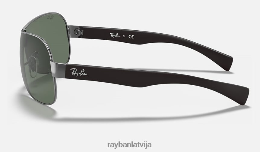 rb3471 pulēts gunmetāls/zaļš F0L86X800 vīriešiem Ray-Ban saulesbrilles