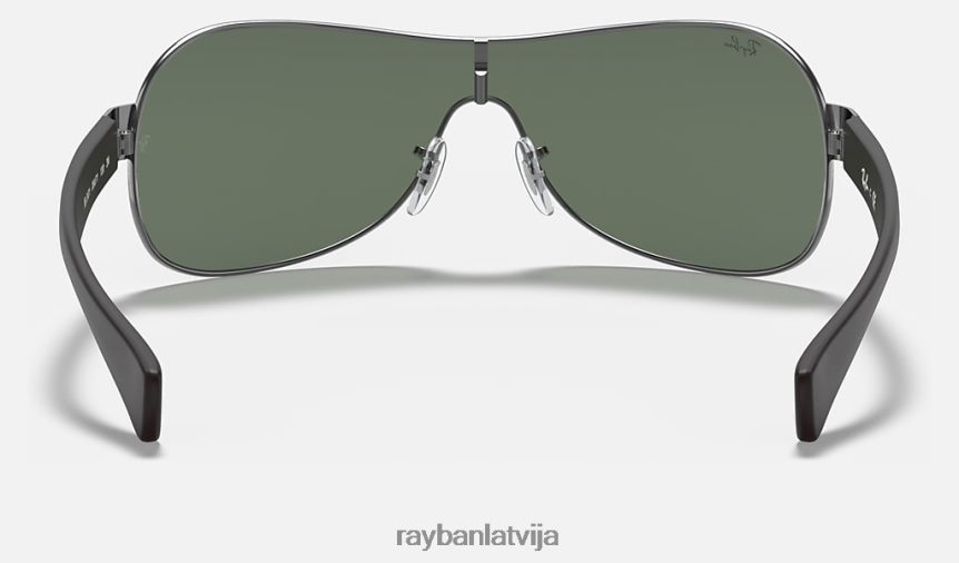 rb3471 pulēts gunmetāls/zaļš F0L86X800 vīriešiem Ray-Ban saulesbrilles