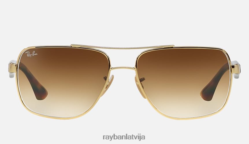 rb3483 matēts zelts/gaiši brūns F0L86X1266 vīriešiem Ray-Ban saulesbrilles