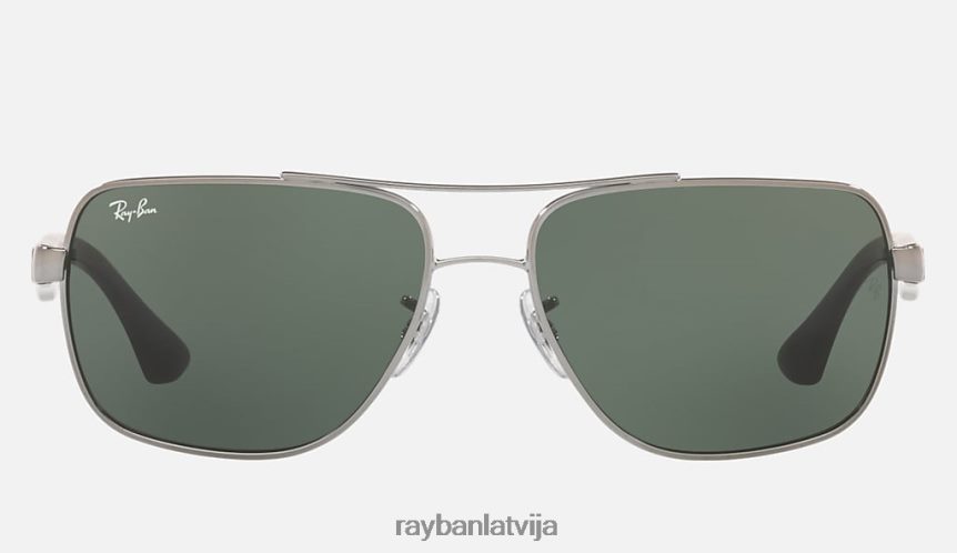 rb3483 pulēts gunmetāls/zaļš F0L86X1269 vīriešiem Ray-Ban saulesbrilles