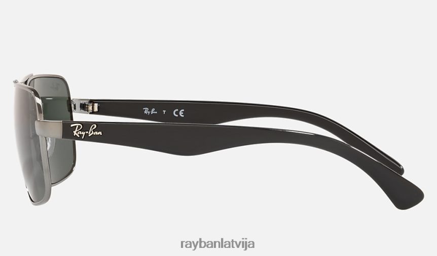 rb3483 pulēts gunmetāls/zaļš F0L86X1269 vīriešiem Ray-Ban saulesbrilles