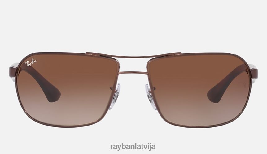 rb3492 pulēta brūna/brūna F0L86X1381 vīriešiem Ray-Ban saulesbrilles