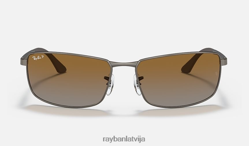 rb3498 matēts gunmetāls/brūns F0L86X713 vīriešiem Ray-Ban saulesbrilles