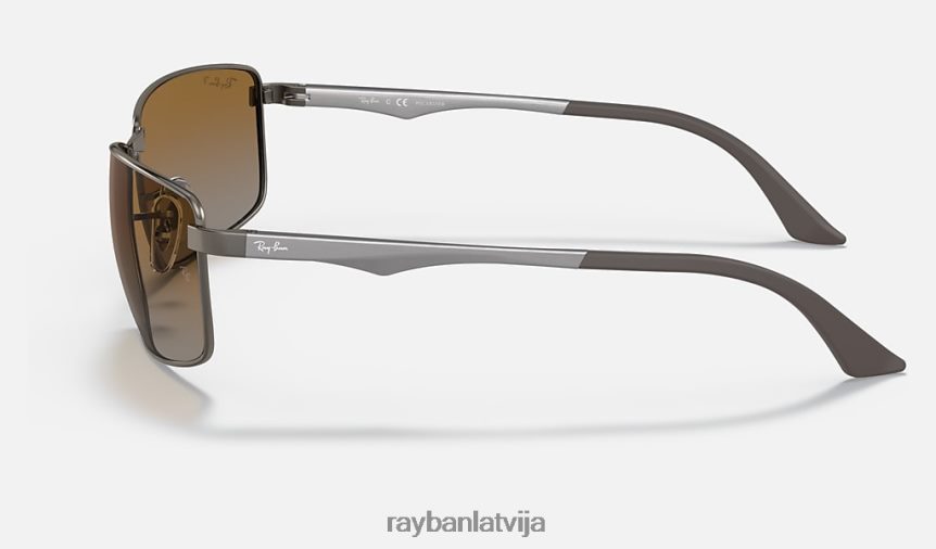 rb3498 matēts gunmetāls/brūns F0L86X713 vīriešiem Ray-Ban saulesbrilles
