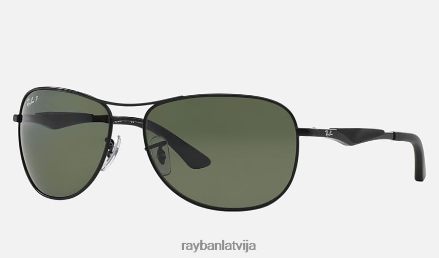 rb3519 matēts melns/zaļš F0L86X1261 vīriešiem Ray-Ban saulesbrilles