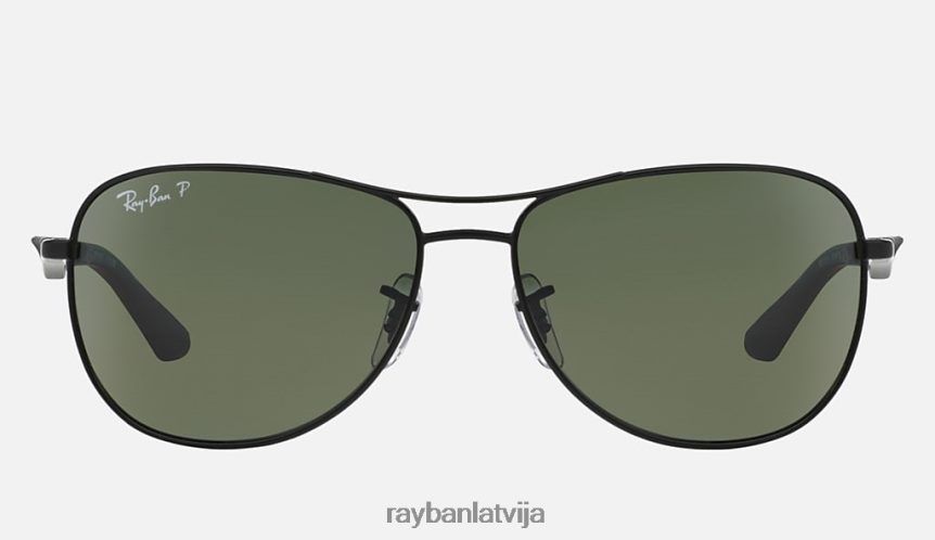 rb3519 matēts melns/zaļš F0L86X1261 vīriešiem Ray-Ban saulesbrilles