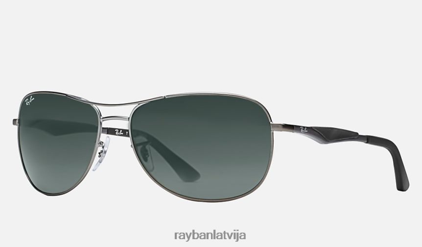 rb3519 pulēts gunmetāls/zaļš F0L86X1262 vīriešiem Ray-Ban saulesbrilles