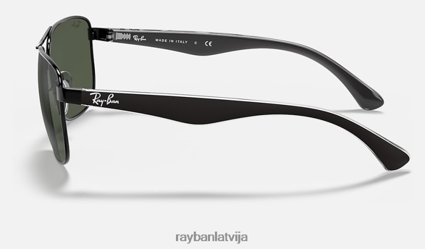 rb3533 pulēta melna/zaļa F0L86X1039 vīriešiem Ray-Ban saulesbrilles