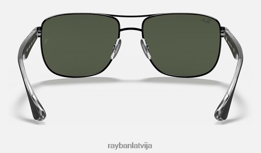 rb3533 pulēta melna/zaļa F0L86X1039 vīriešiem Ray-Ban saulesbrilles