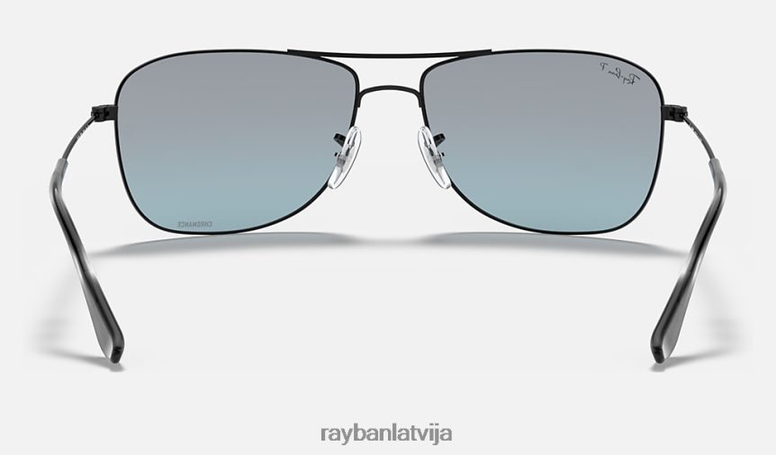 rb3543 krāsa pulēta melna/pelēka F0L86X776 vīriešiem Ray-Ban saulesbrilles