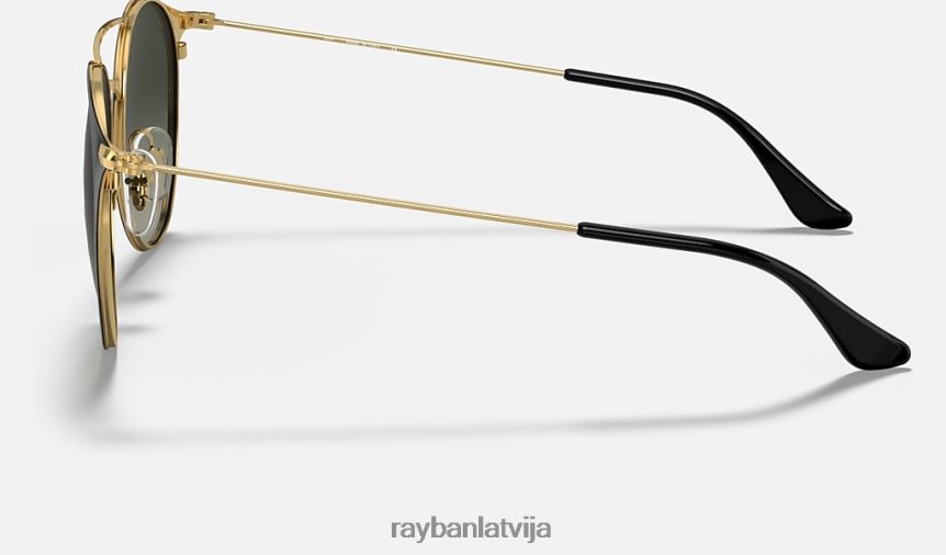 rb3546 pulēta melna uz zelta/pelēka F0L86X653 vīriešiem Ray-Ban saulesbrilles