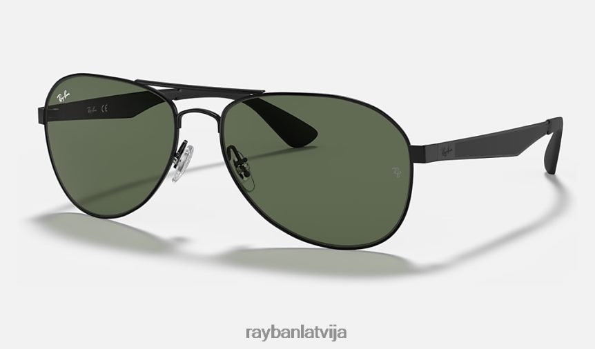 rb3549 matēts melns/zaļš F0L86X874 vīriešiem Ray-Ban saulesbrilles