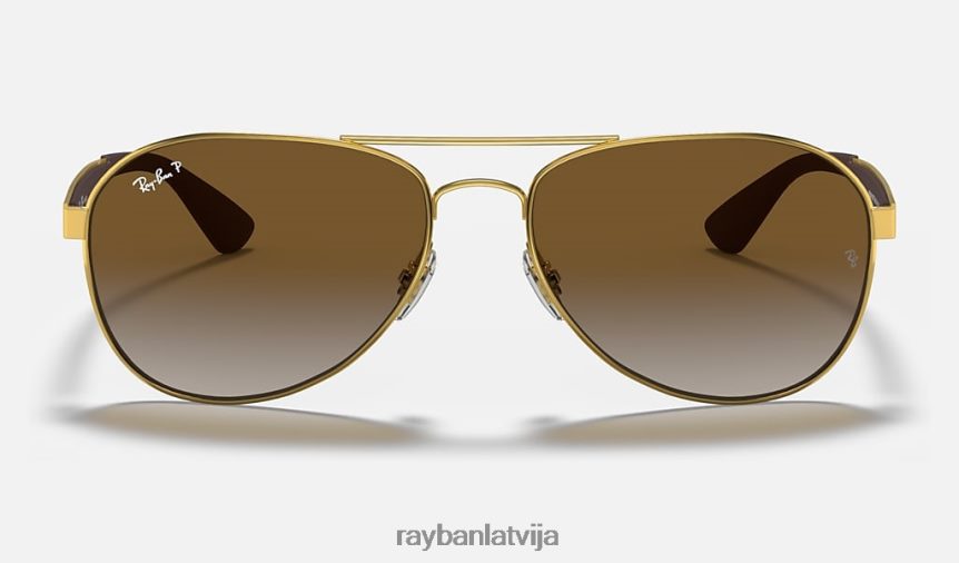 rb3549 pulēts zelts/brūns F0L86X872 vīriešiem Ray-Ban saulesbrilles