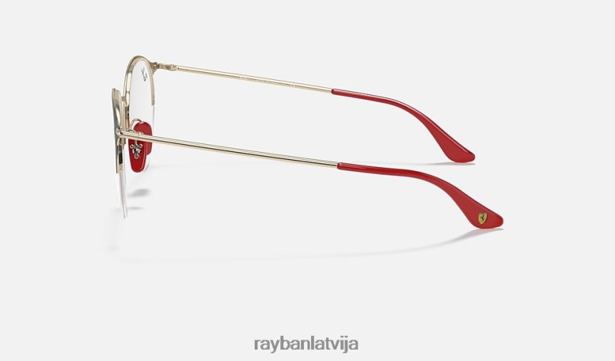 rb3578vm scuderia ferrari kolekcija pulēts melns uz zelta F0L86X2421 vīriešiem Ray-Ban saulesbrilles
