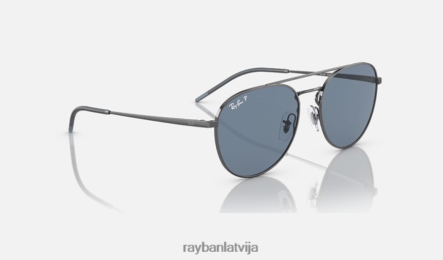 rb3589 pulēts gunmetāls/zils F0L86X797 vīriešiem Ray-Ban saulesbrilles