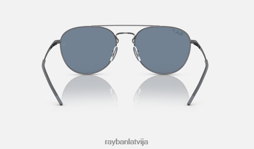 rb3589 pulēts gunmetāls/zils F0L86X797 vīriešiem Ray-Ban saulesbrilles