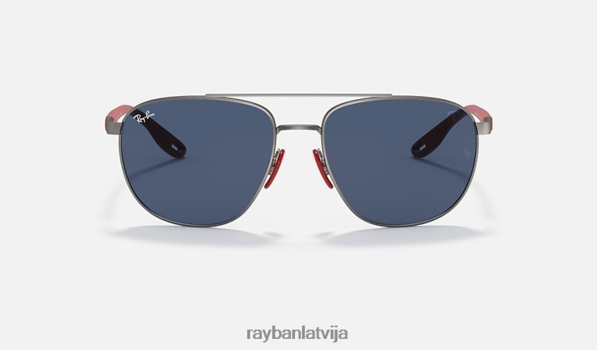rb3659m scuderia ferrari kolekcija matēts gunmetāls/tumši zils F0L86X1122 vīriešiem Ray-Ban saulesbrilles