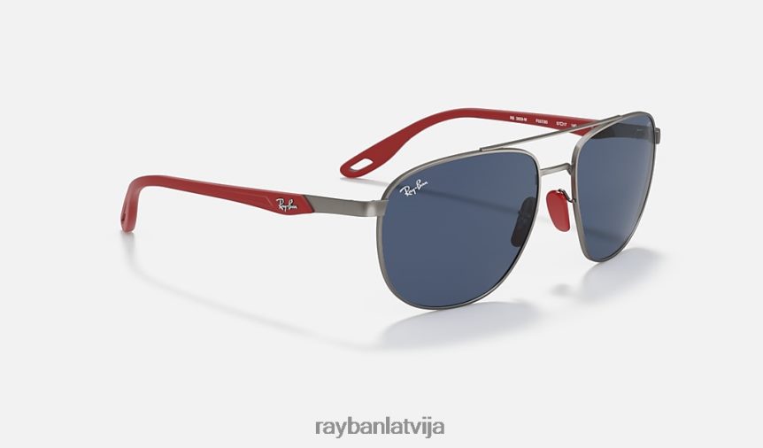 rb3659m scuderia ferrari kolekcija matēts gunmetāls/tumši zils F0L86X1122 vīriešiem Ray-Ban saulesbrilles