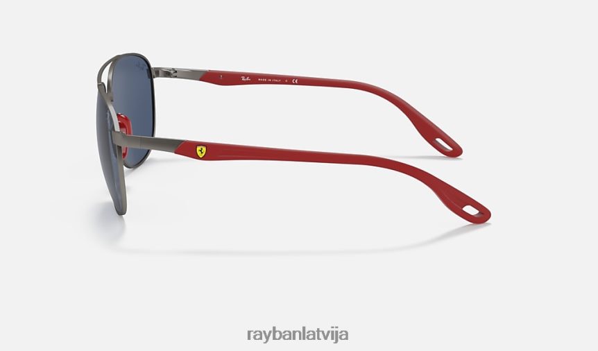 rb3659m scuderia ferrari kolekcija matēts gunmetāls/tumši zils F0L86X1122 vīriešiem Ray-Ban saulesbrilles