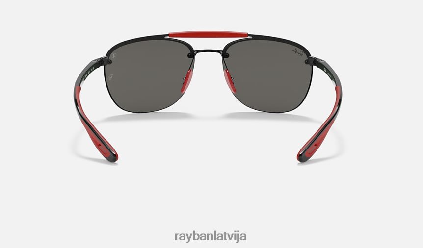 rb3662m scuderia ferrari kolekcija matēts melns/pelēks F0L86X1050 vīriešiem Ray-Ban saulesbrilles
