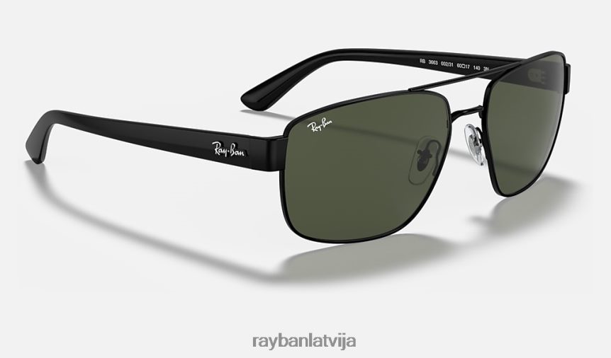 rb3663 pulēta melna/zaļa F0L86X668 vīriešiem Ray-Ban saulesbrilles
