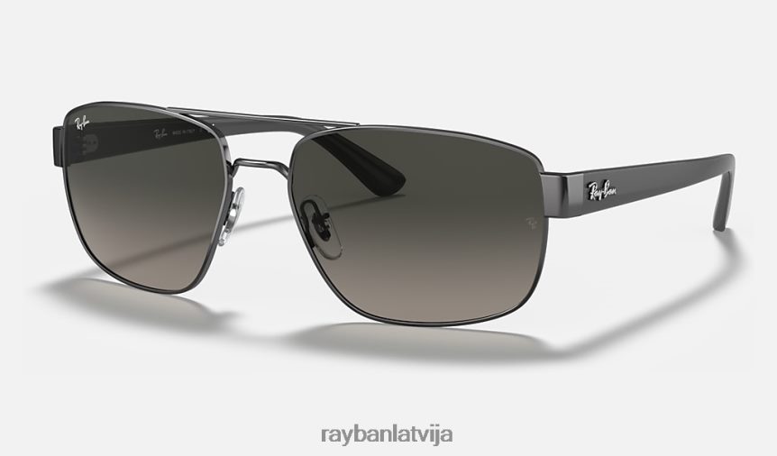 rb3663 pulēts gunmetāls/pelēks F0L86X672 vīriešiem Ray-Ban saulesbrilles