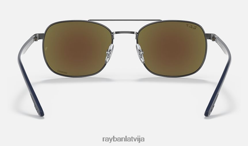 rb3670 ch hromance pulēts gunmetāls/pelēks/zils F0L86X1183 vīriešiem Ray-Ban saulesbrilles