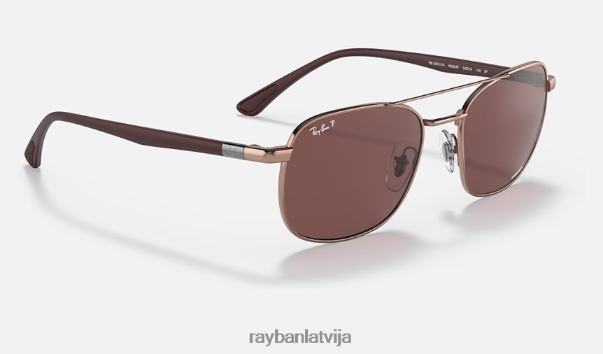 rb3670 ch hromance pulēts varš/violeta F0L86X1184 vīriešiem Ray-Ban saulesbrilles